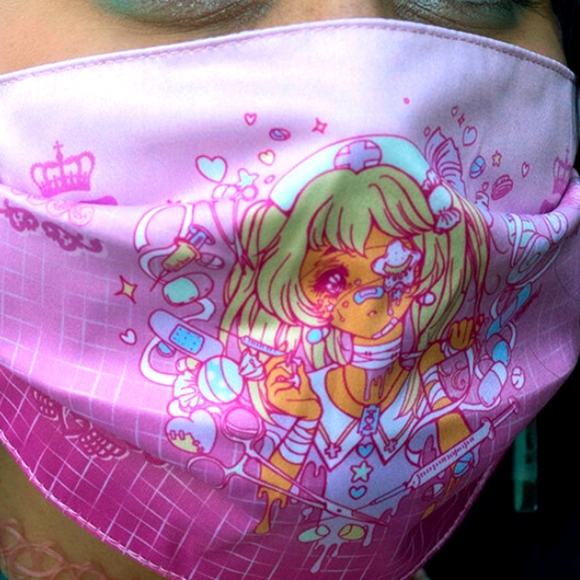 Puvithel + Haenuli Medical Melancholy Menhera Mask NEW Various Colorways - Picture 3 of 13